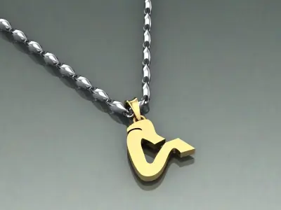 Pendant C-c1 3D print model