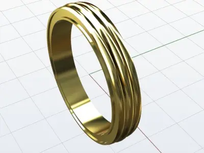 Wedding ring 2 Free 3D model