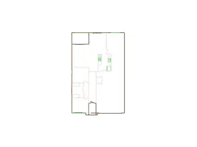 Detailed Exterior Sketch by Interior - 751-1000 SF - Xactimate 3D model