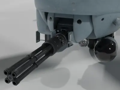 Mil Mi-24V Hind Free 3D model