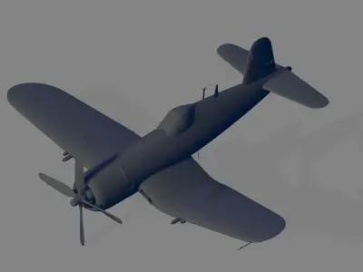 AU-1 Corsair 3D model