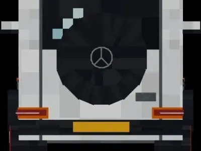 Minecraft - Mercedes benz G63 3D model 3D model