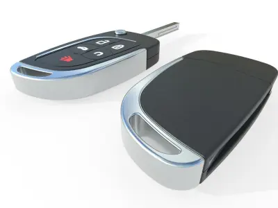 Car key Model 4 Low-poly 3D model