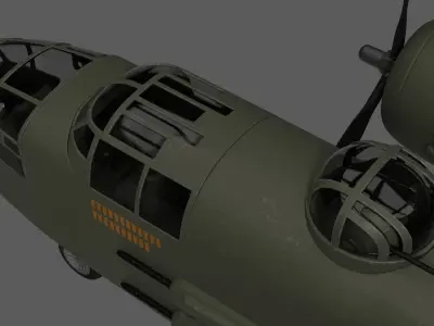B-25 Mitchell 3D model