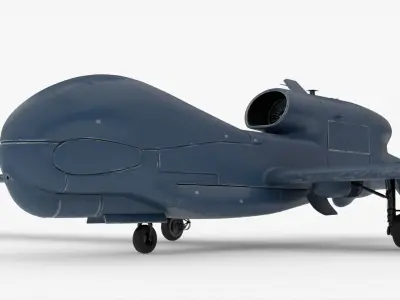 8K Unmanned Aerial Vehicle Drones UDIM textures 3D model