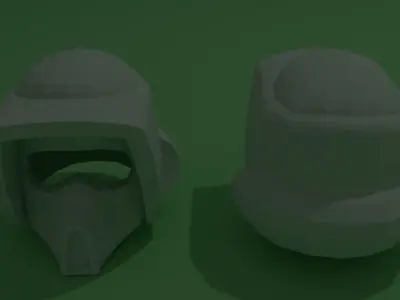 lego stormtrooper helmet Free 3D model