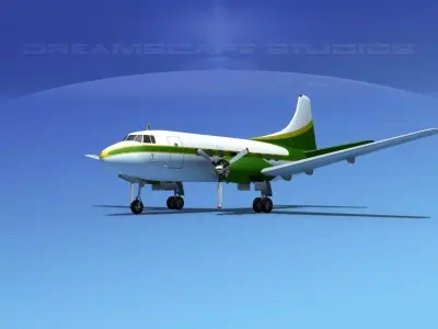 Martin 404 Executive 3 3D model