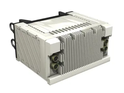 UHF VHF Military radio system 3D model