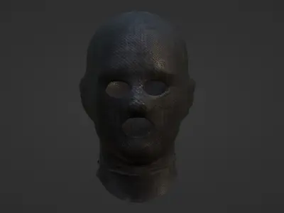 Balaclava Ski Mask Free low-poly 3D model
