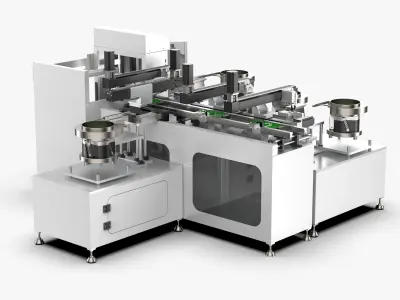 Automatic Substrate Plug-in Production Line 3D model
