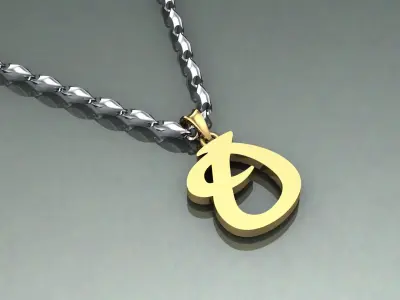 Pendant O-o1 3D print model