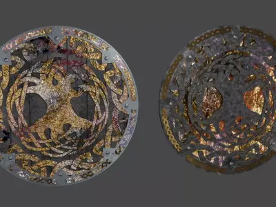 Viking Shield - Nidavellir - Svartalheim 3D model