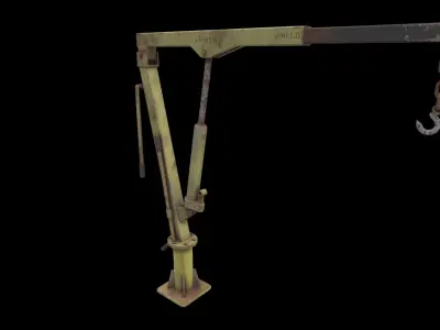 jib crane 02 3D model