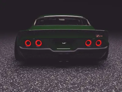 CAMARO Z28 1970 WIDE BODY Free 3D model