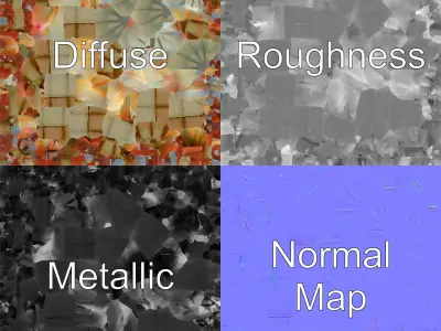 Jungle Expedition Hot Air Balloon model pack Low-poly 3D model