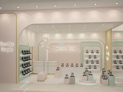 Sunday Staple Shoe Shop 3D model