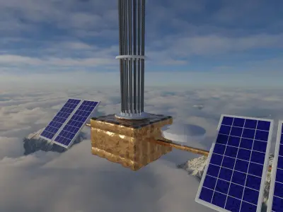  Stratospheric Balloon 3D model