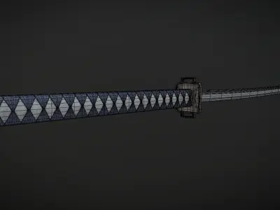 sephiroth katana 3D model