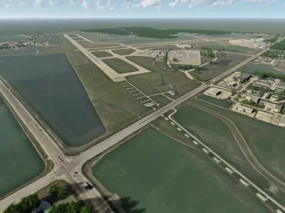 Central Illinois Regional Airport at Bloomington-Normal 3D model