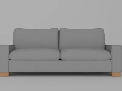 Sofa furniture 3D model get