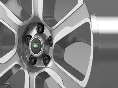 RangeRover Hybrid rim 3D model
