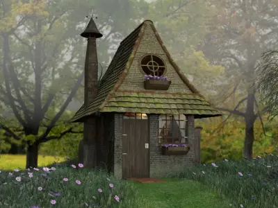 Morgane Le Fay Cottage 3D model