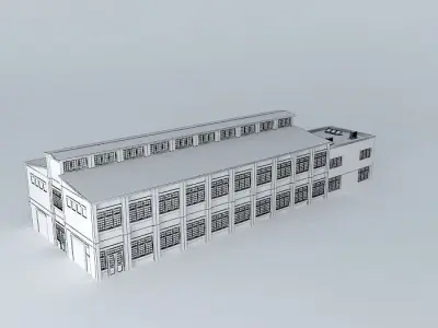 Factory Condominiums Free 3D model