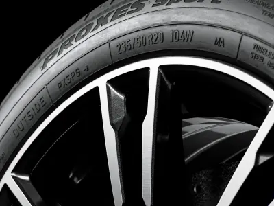 Toyo Proxes Sport 235 50 20 104W 3D model