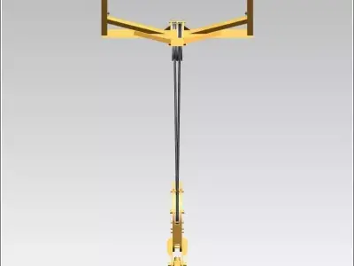 TOWER CRANE -Trolley sc- Free 3D model