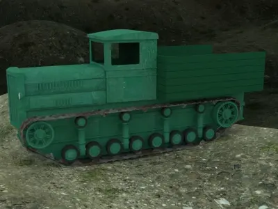 Tractor Comintern 3D model