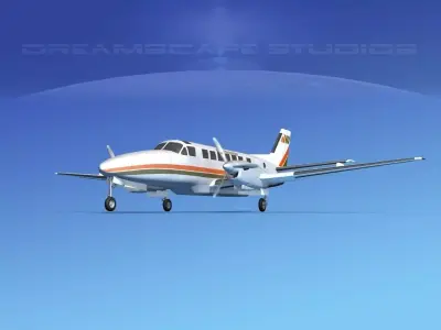 Beechcraft B99 Air Wisconsin 3D model