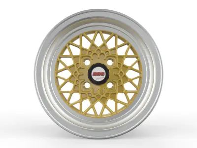 BBS Mahle Custom Wheel 3D model