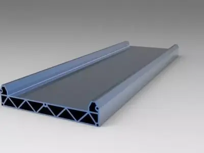 10 mm Z axis profile for DIY cnc machine 3D model