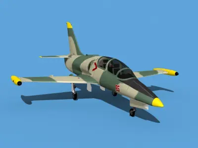 Aero Vodochody L-39C Albatross V16 3D model
