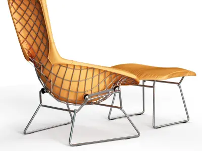 Bertoia Bird Chair 3D model