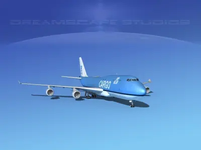 Boeing 747-8 KLM Cargo 3D model