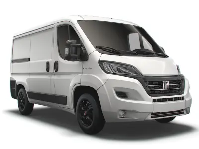 Fiat E Ducato Van L1H1 2022 3D model