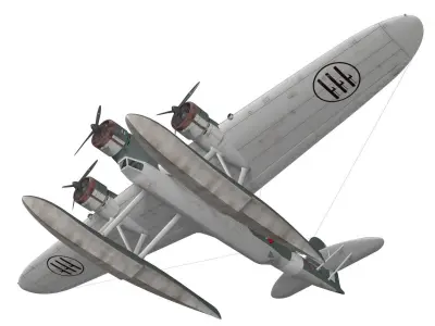 CANT Z506 Airone 3D model