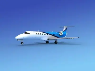 Embraer ERJ-135 Corporate 3 3D model