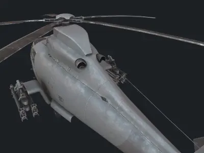 Harbin Z-9 Low-poly 3D model