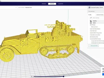  M16 half track 3D print model