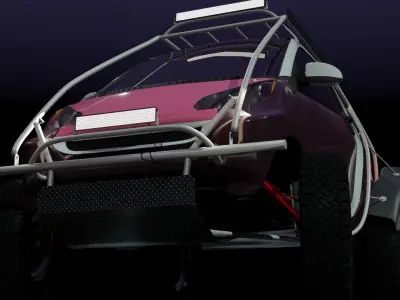 Smart Fortwo 2008 Free 3D model