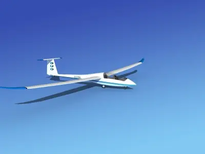 Duo Discus Sailplane 3D model