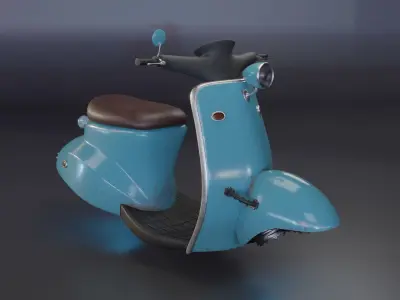 Hover Bike Scooter 3D model