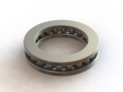 Rolamento Axial de Esferas SKF 51109 Axial Ball Bearing 3D model