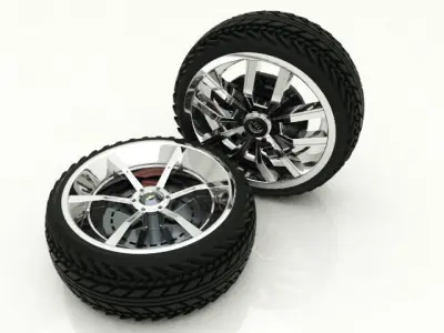 Wheels HD 3D model