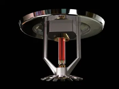 Fire Sprinkler Head 3D model