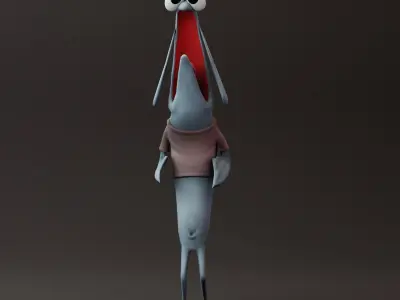 SpongeBob Fish - Incidental 30 Free low-poly 3D model