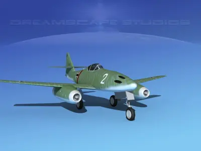 Messerschmitt ME-262A1 Swallow V05 3D model