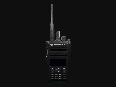 MOTOROLA DP4801E RADIO 3D model